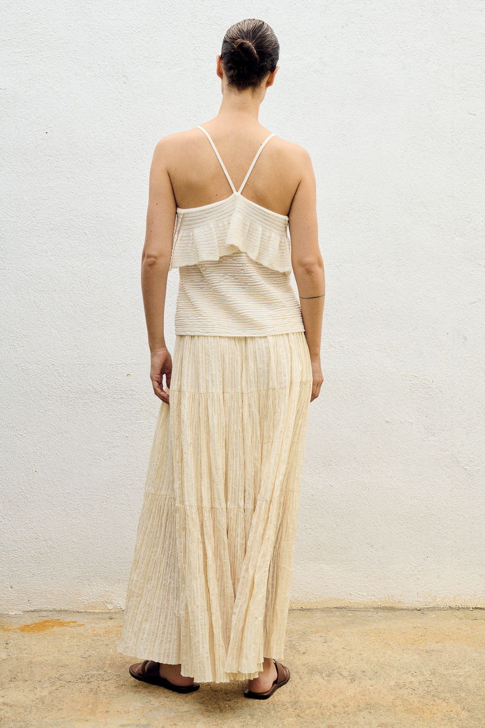SM Ruffled Long Skirt