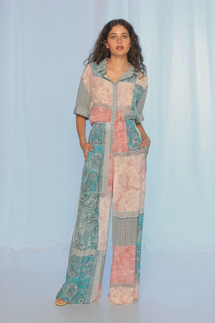 Janis Pant - Paisley Mosaic