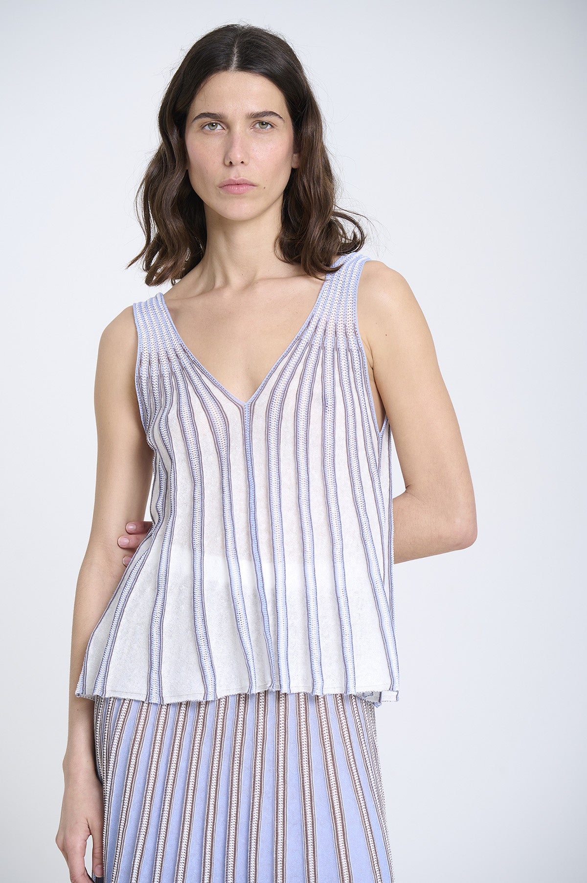 SM Knit Top - Sky Blue