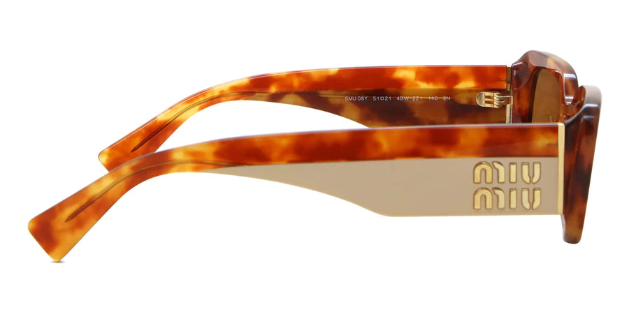 Sunglasses OMU 08YS Light Havana Brown w Brown lens