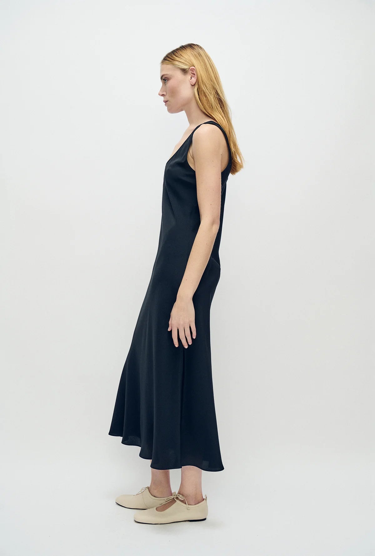 CDC Scoop Neck Dress - Black