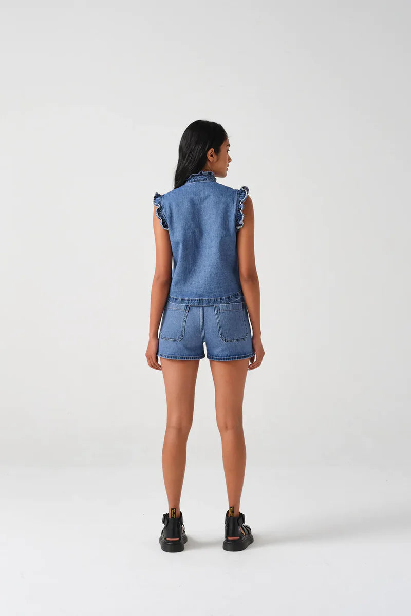 Mabel Short - Overdyed Lilac