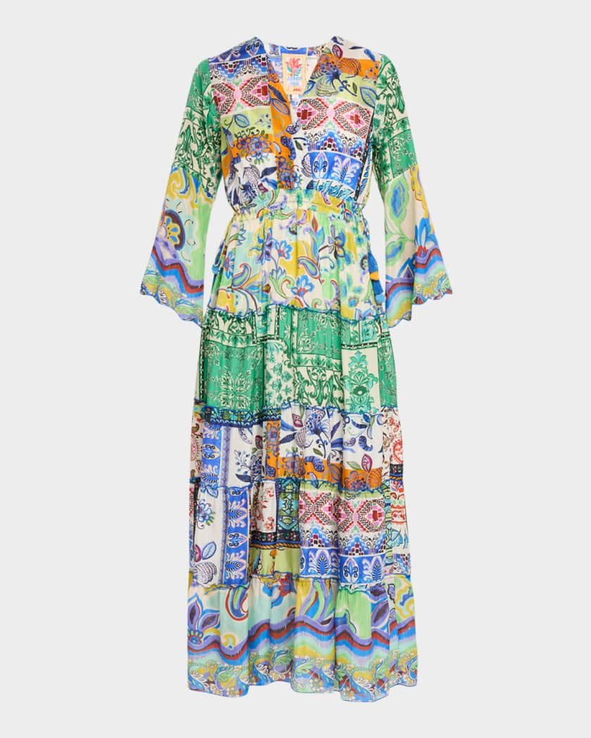 Dibble Tiered Dress Armeria Patchwork