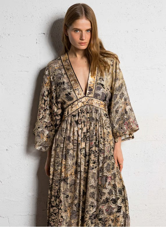 Saphir Gold Dress
