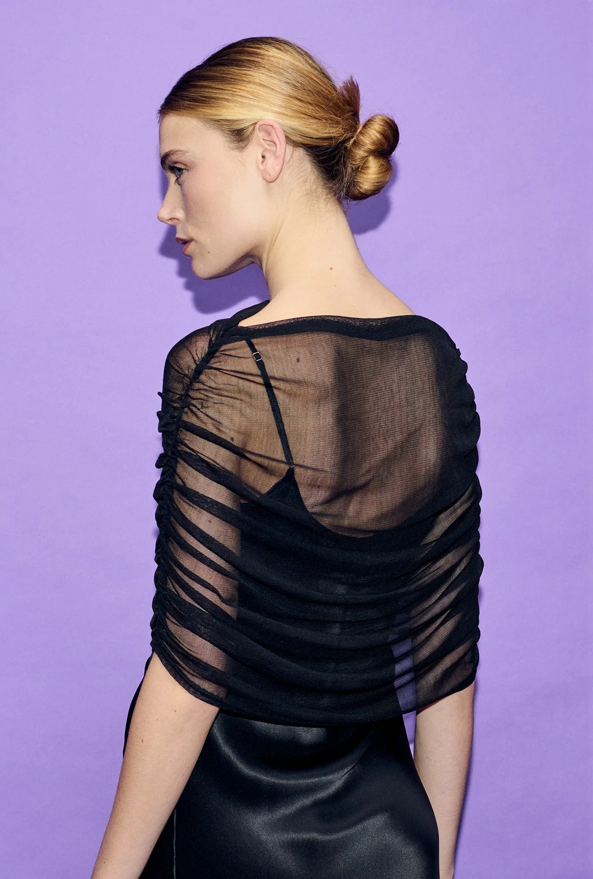 Mesh Cape - Black