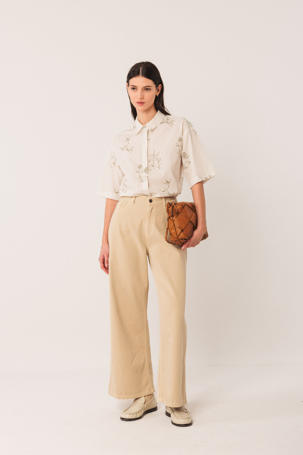 Floral Khaki Print Shirt