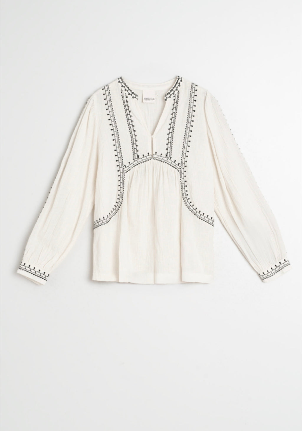 Embroidered Tunic Blouse