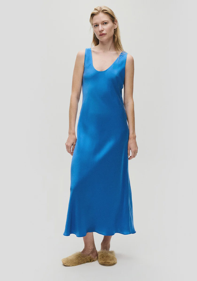 Scoop Neck Dress - Wave