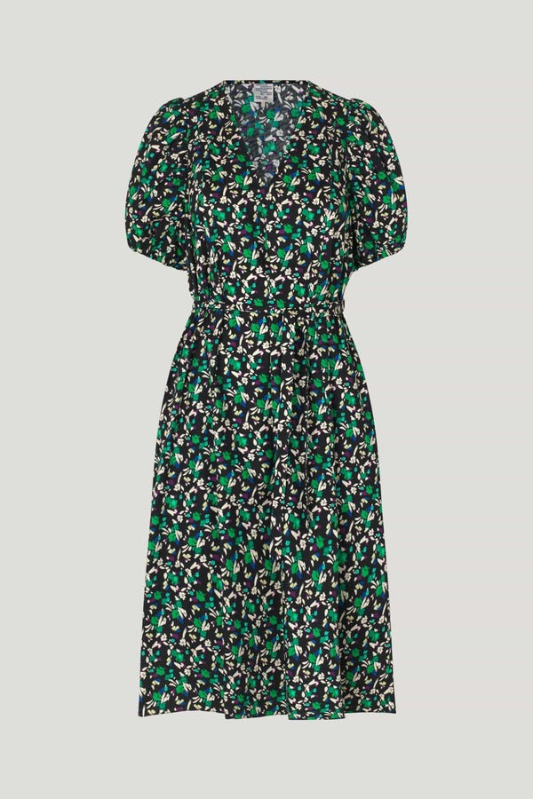 Azalia Dress Black Dandy Flower