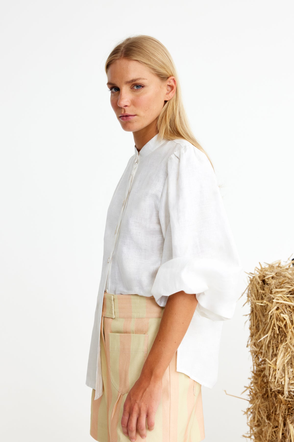 Carrots & Apples Shorts - Rockmelon Stripe