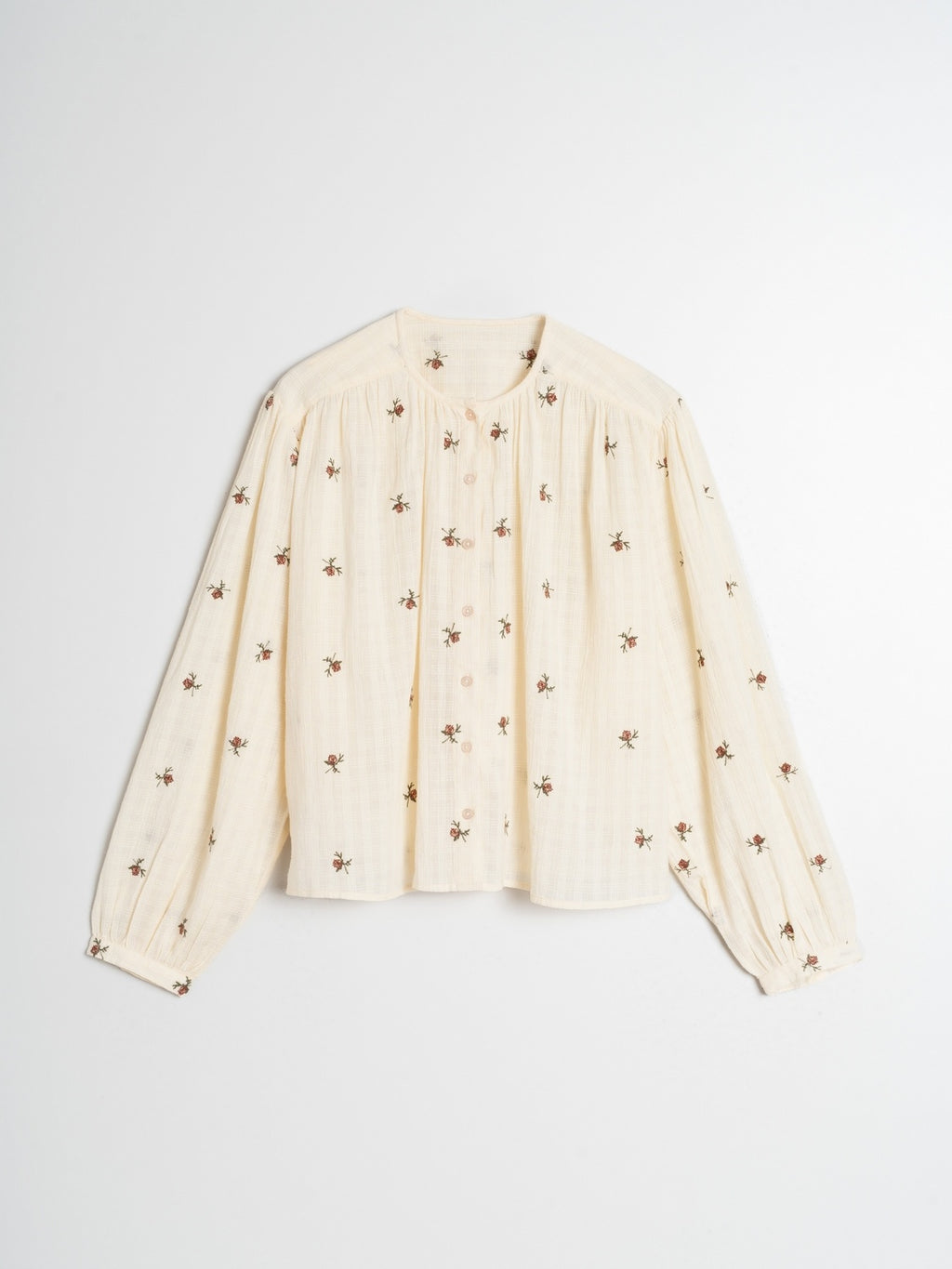 Embroidered Rose Blouse