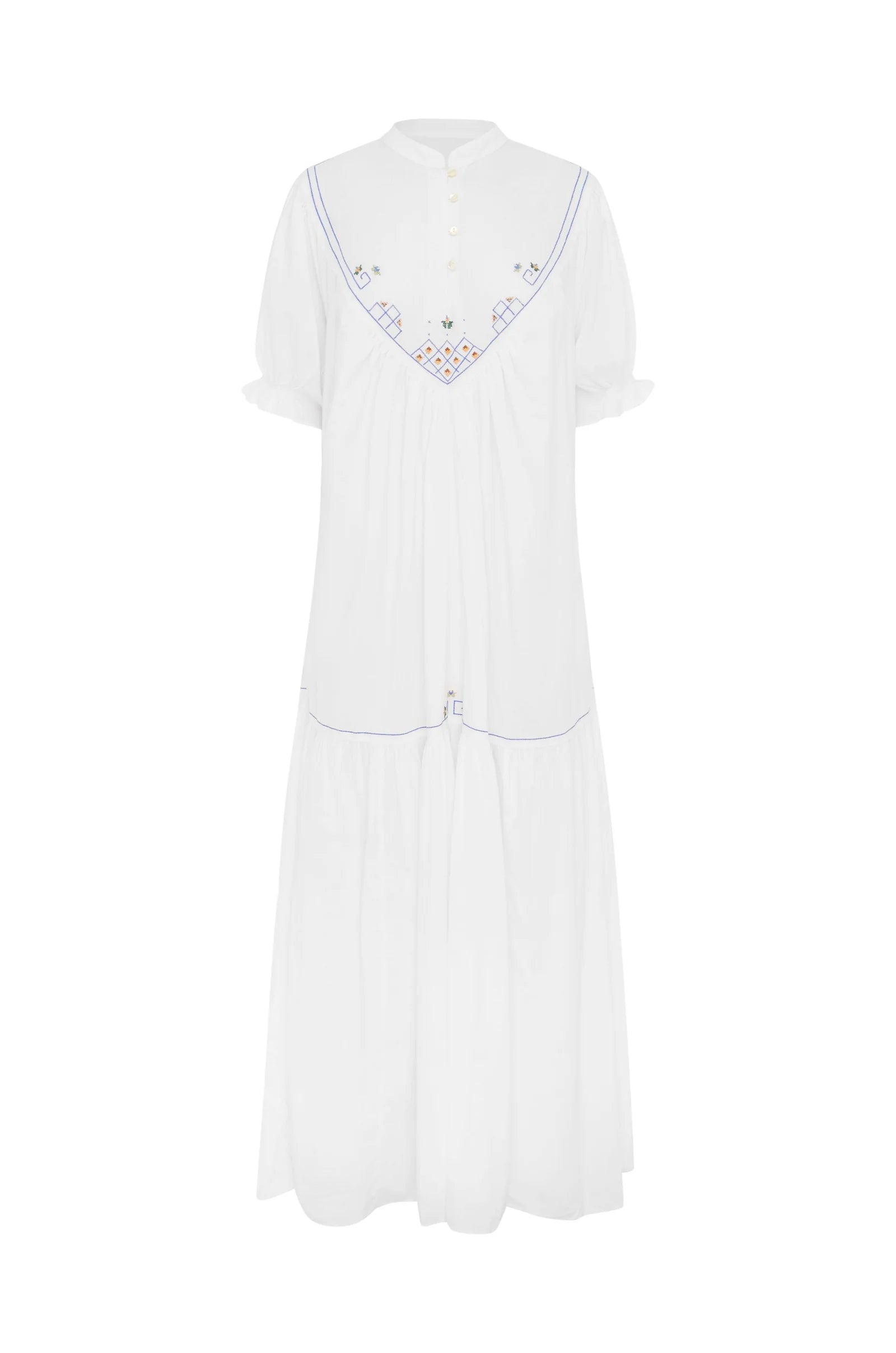 Bowie Embroidered Maxi Dress