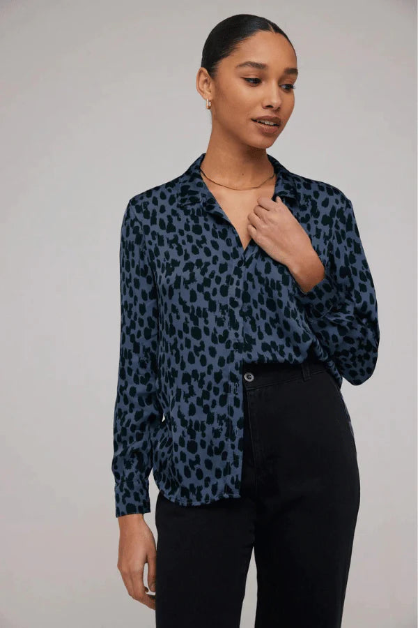Long Sleeve Clean Shirt - Denim Spot