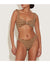 Bonnie Bikini - Stripe Metallic Cocoa/White