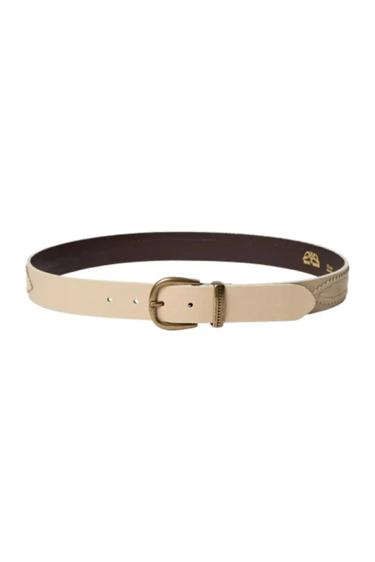 Frill Mix Belt Ecru