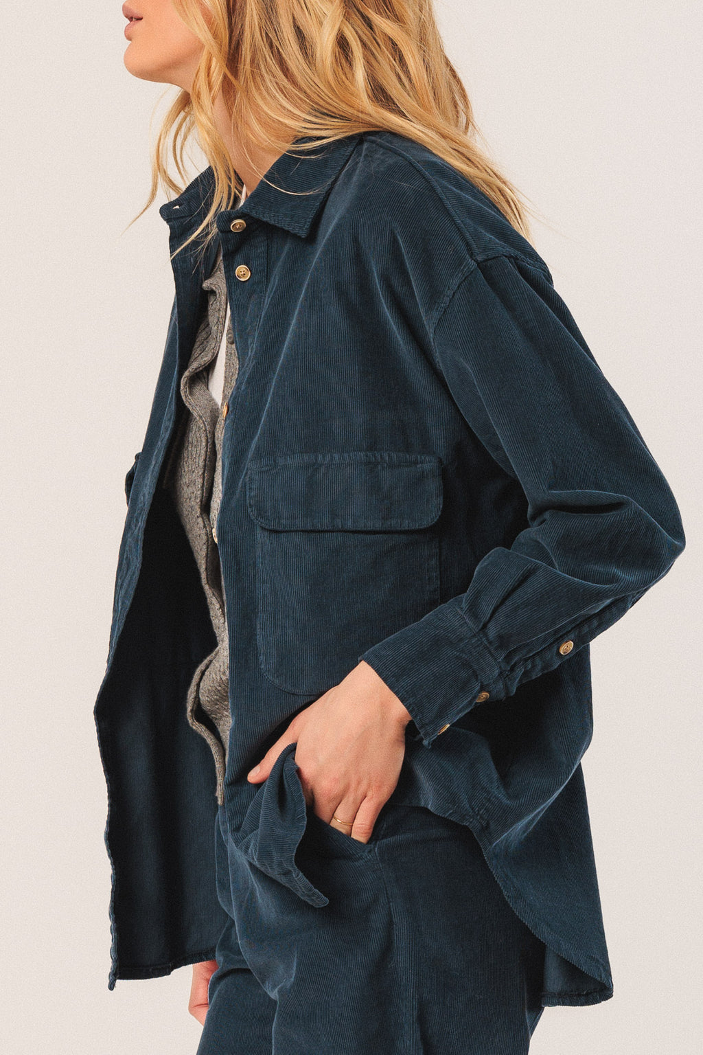 Cotton Corduroy Overshirt