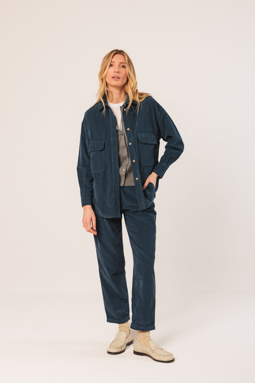 Cotton Corduroy Overshirt