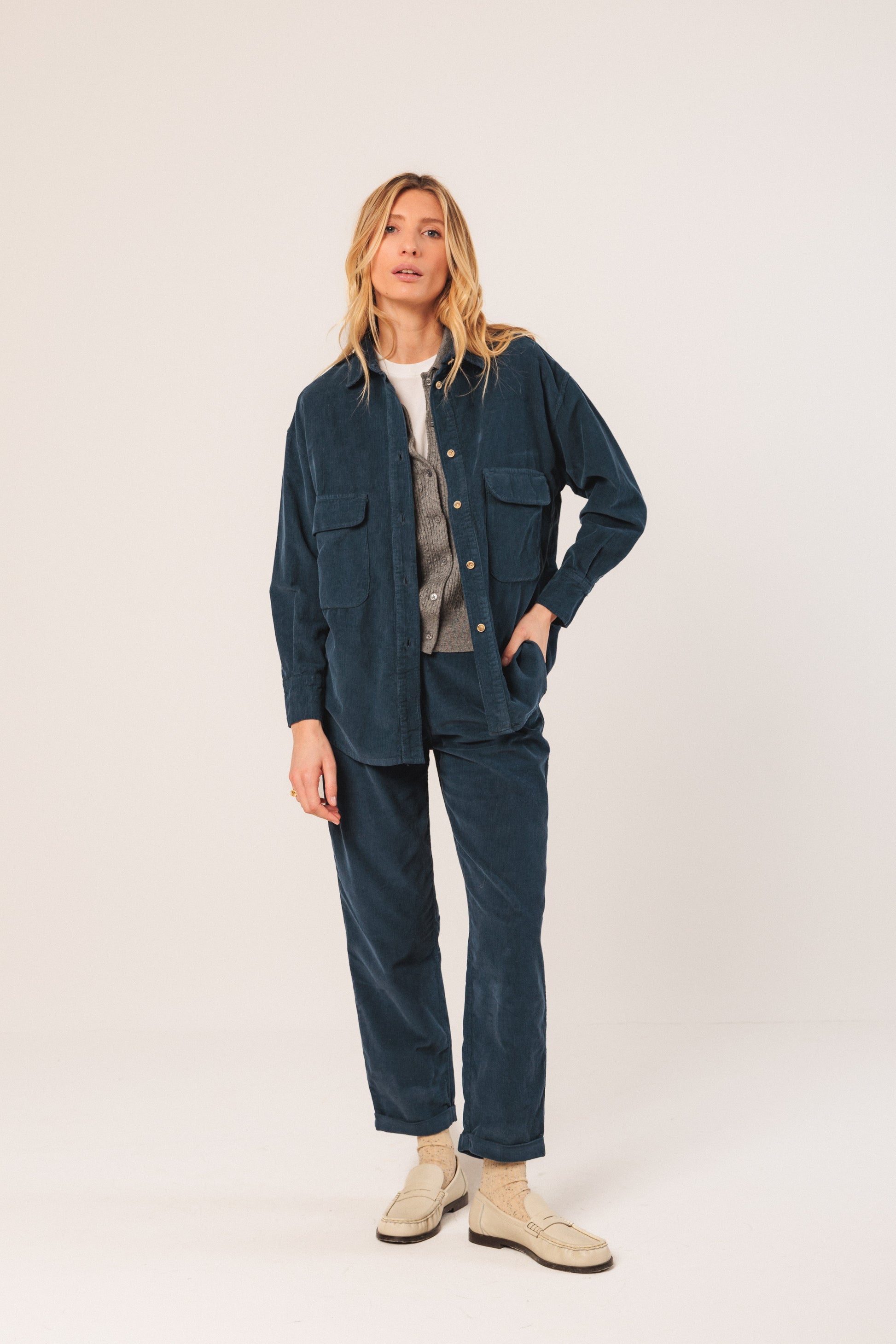 Cotton Corduroy Overshirt