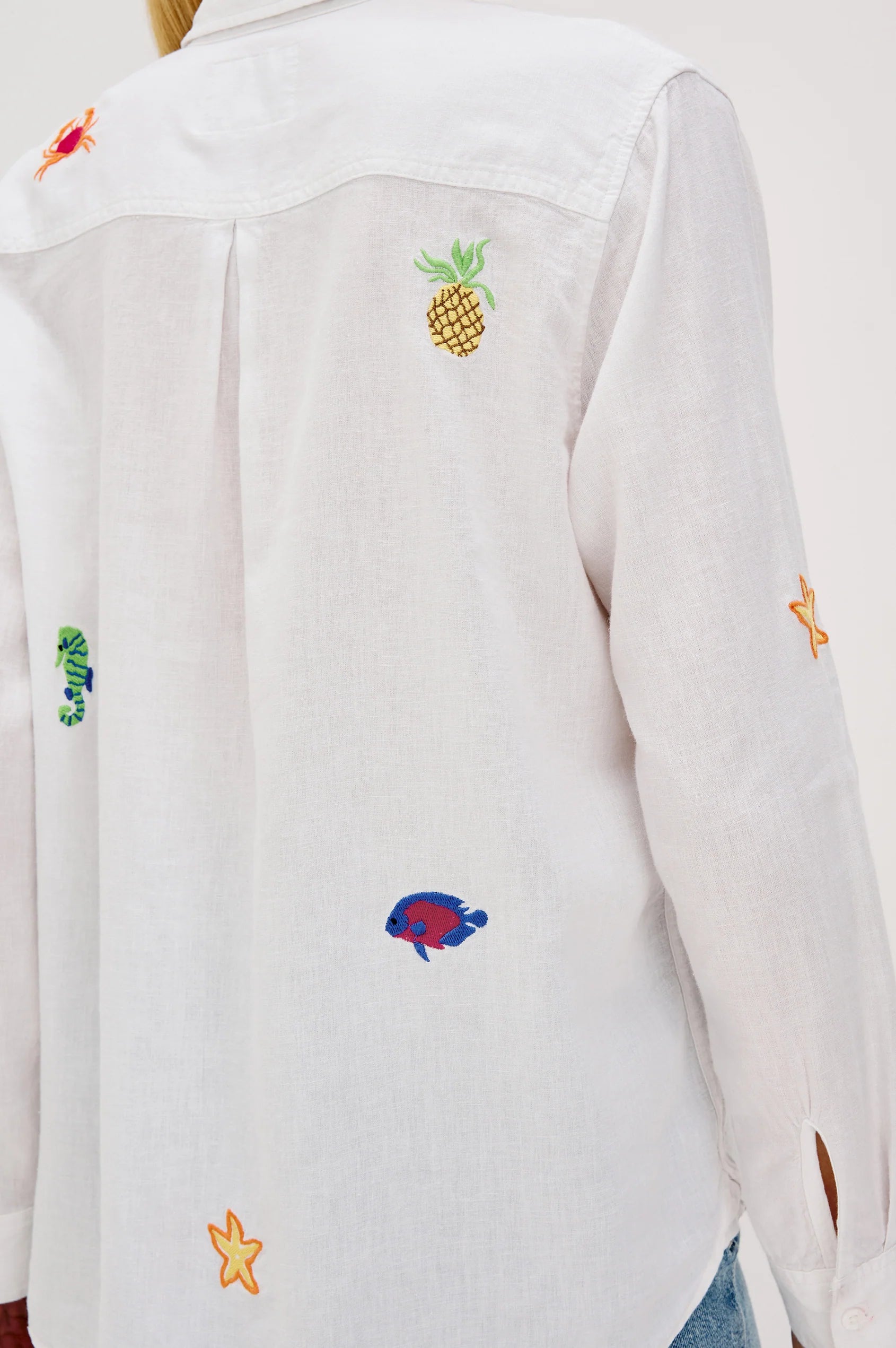 Charli Shirt - Island emb