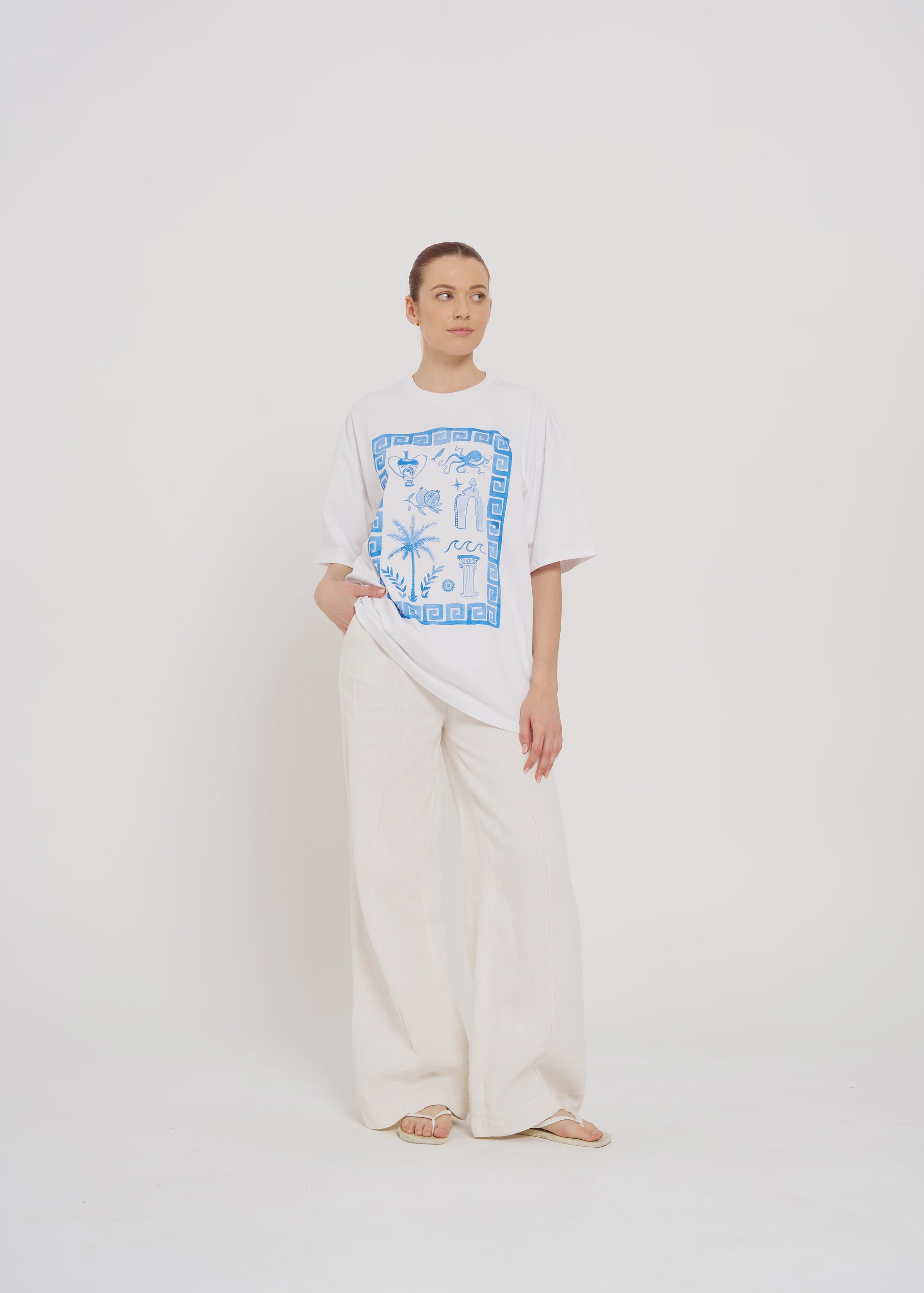Greek Goddess Oversized Tee