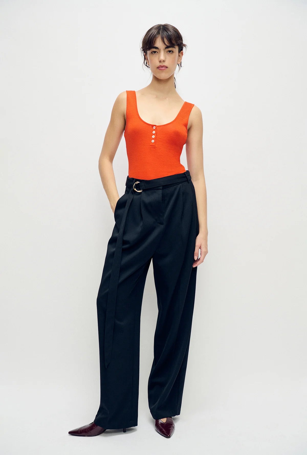 Merino Henley Tank