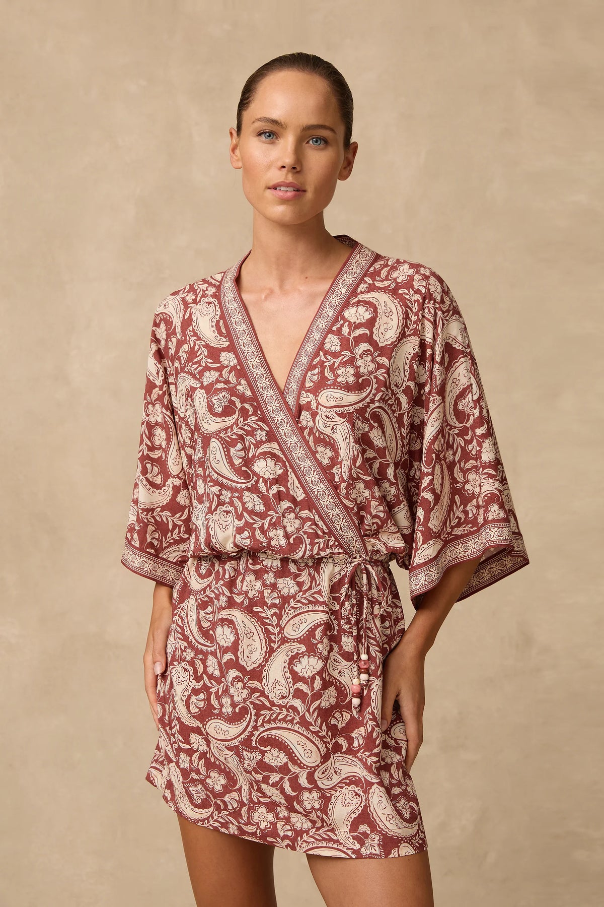 Luna Kimono Mini Dress