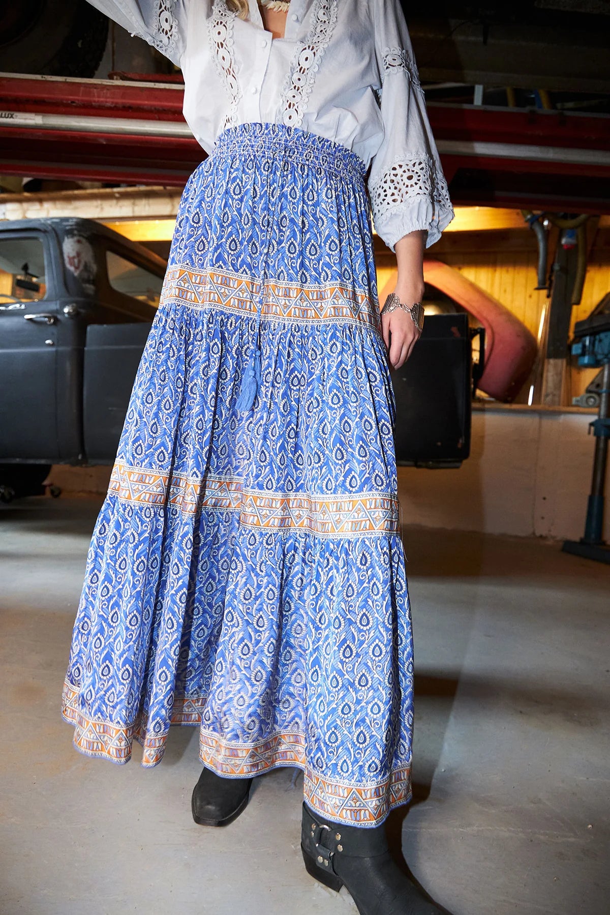 Diamond Maxi Skirt