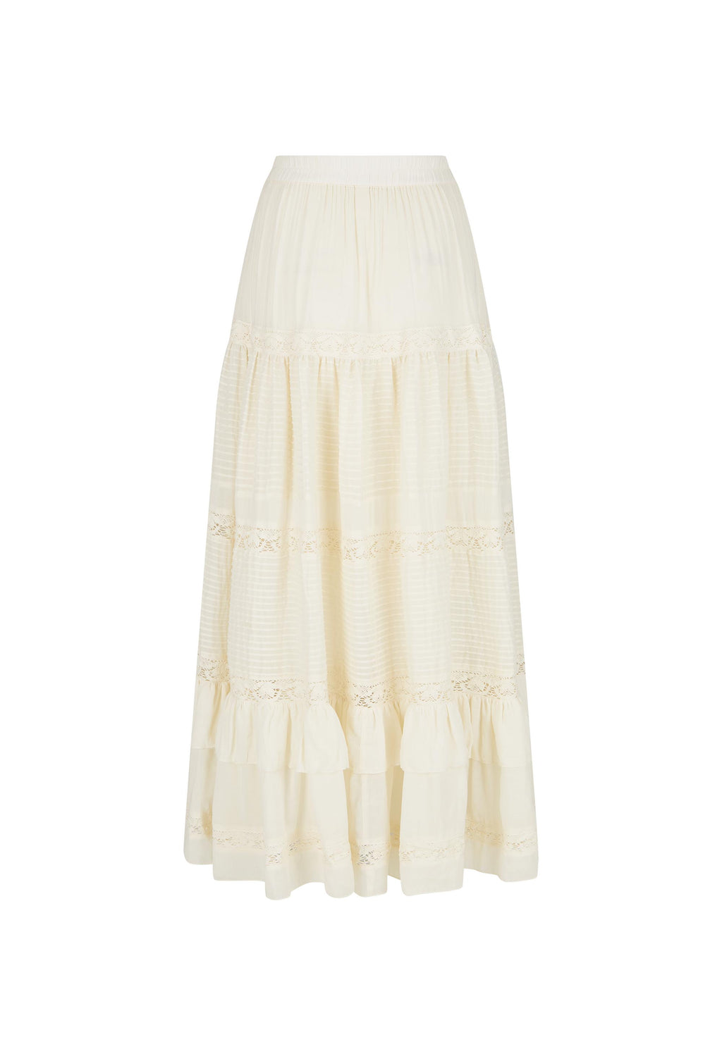 Ines Tiered Maxi Skirt