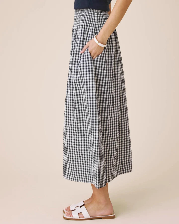 Gigi Gingam Midi Skirt