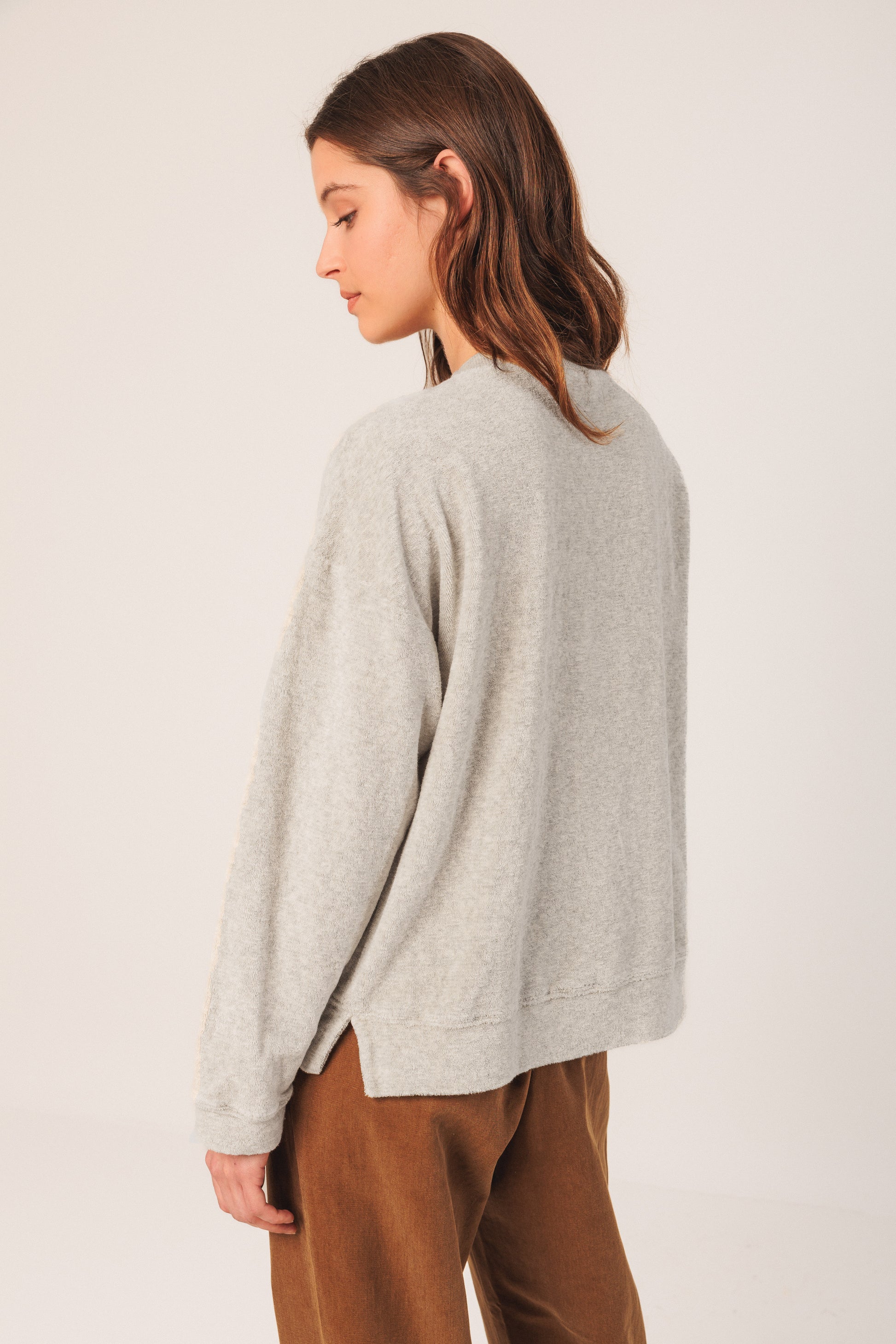Lara Heather Grey Sweatshirt