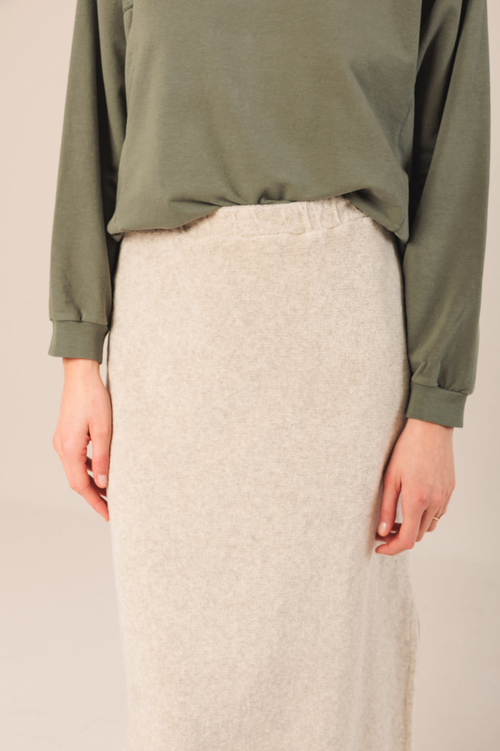 Lara Heather Grey Skirt
