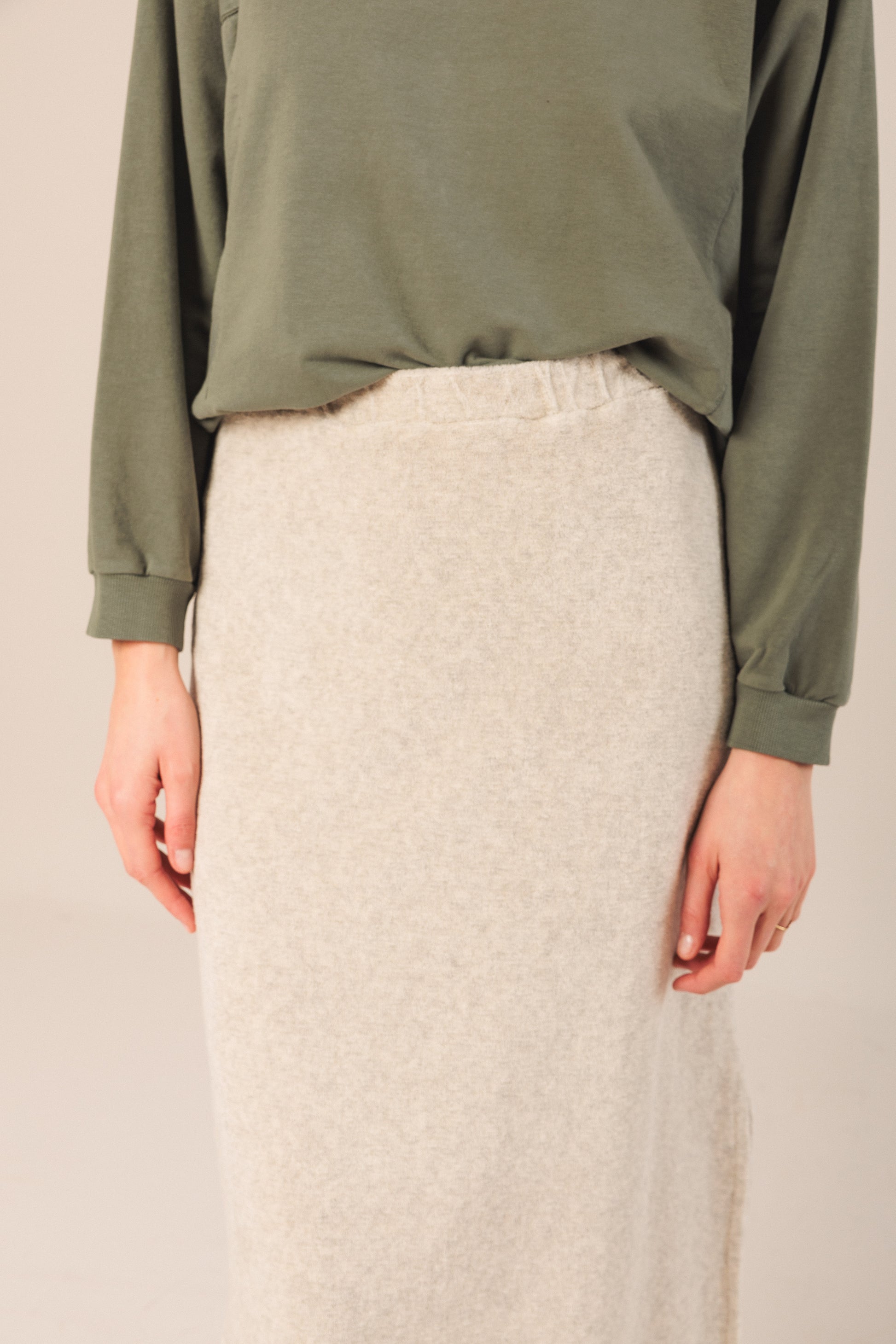 Lara Heather Grey Skirt