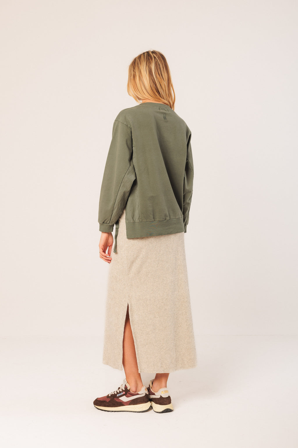 Lara Heather Grey Skirt