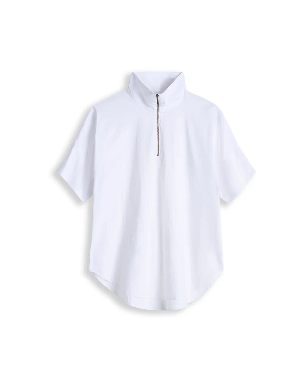 Half Zip Shirt - White