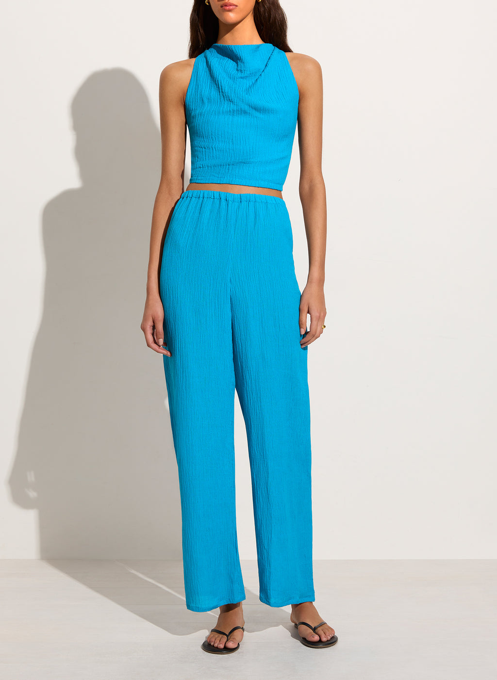 Melia Pant in Turquoise