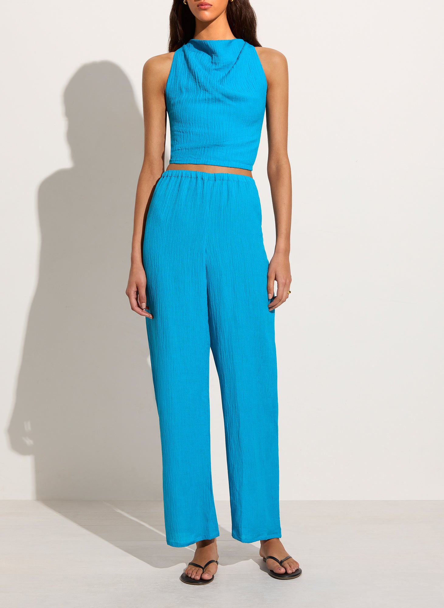 Melia Pant in Turquoise