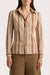 En Vau Shirt Terracotta Stripe