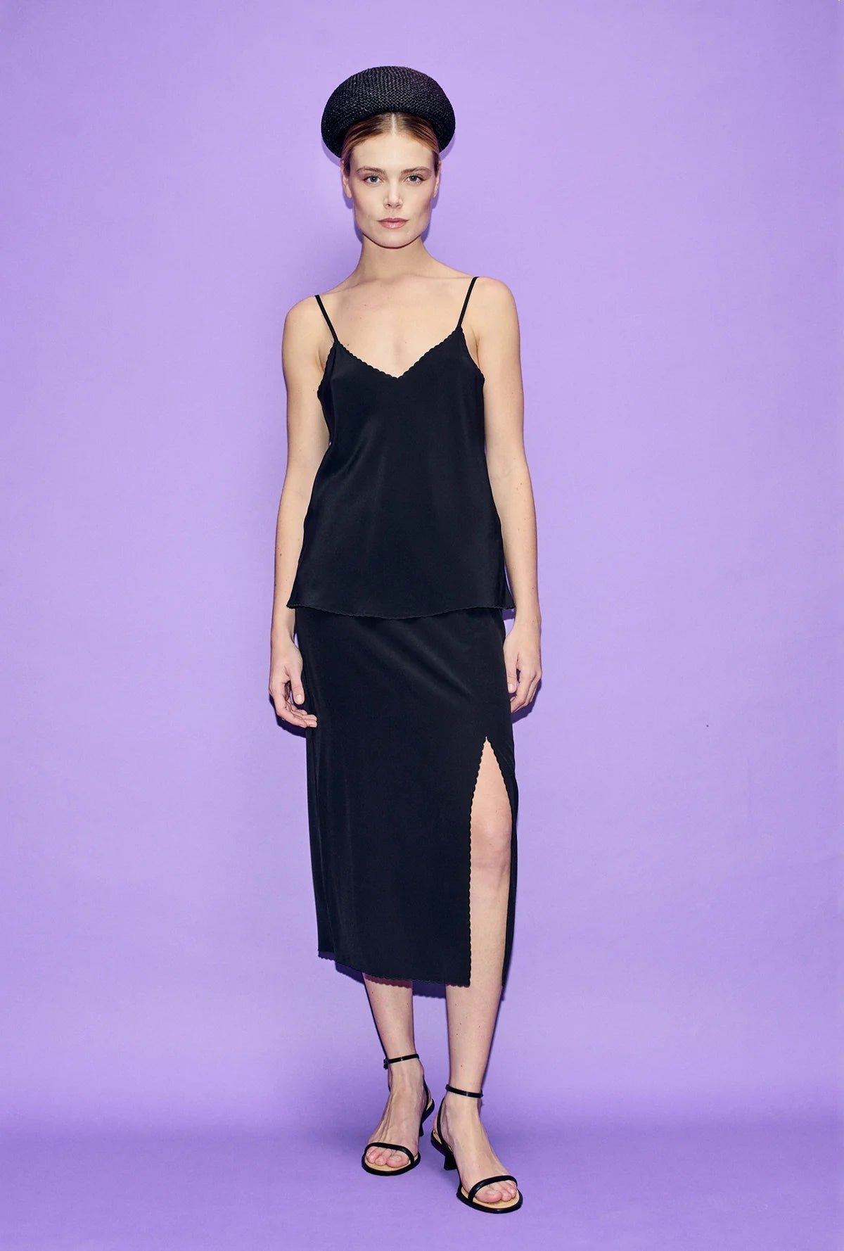 Scallop Skirt - Black