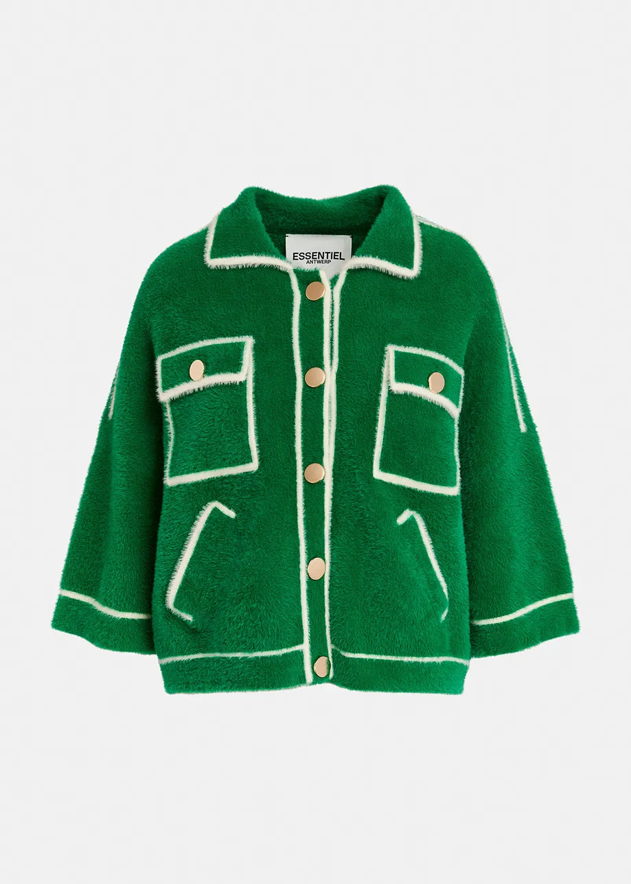 Galena Furry Knitted Jacket