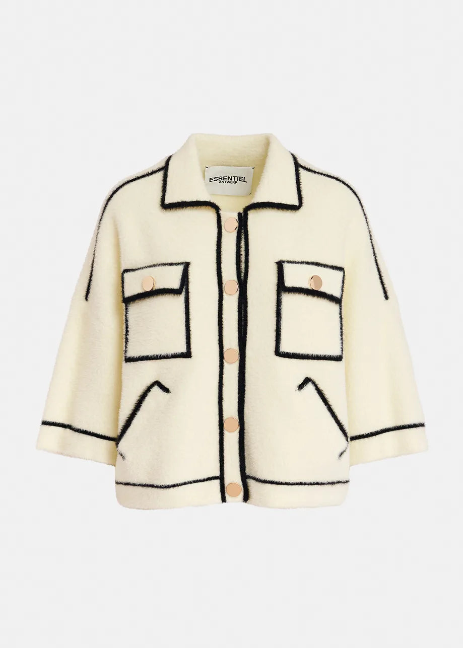 Galena Furry Knitted Jacket