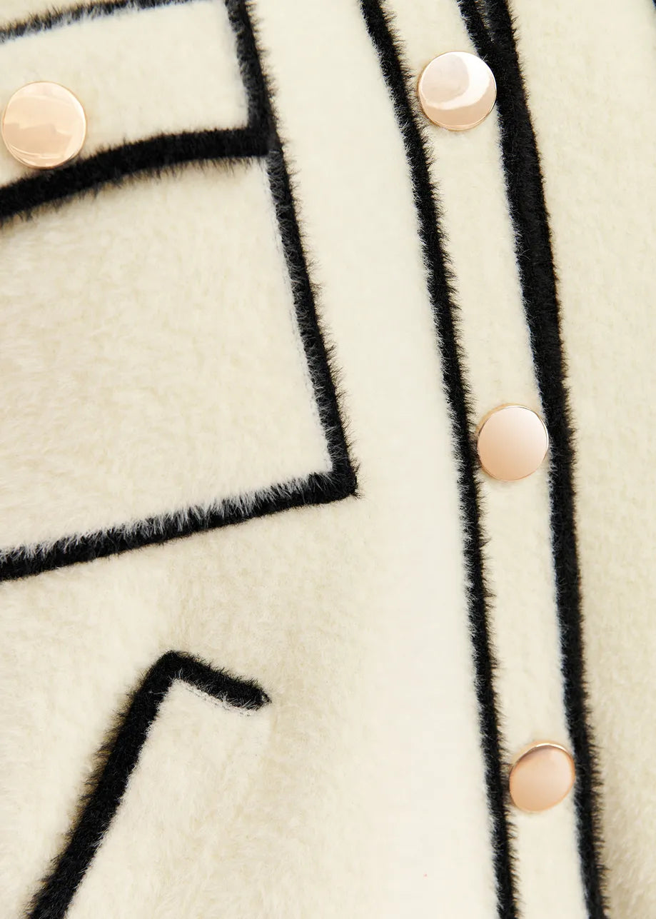 Galena Furry Knitted Jacket