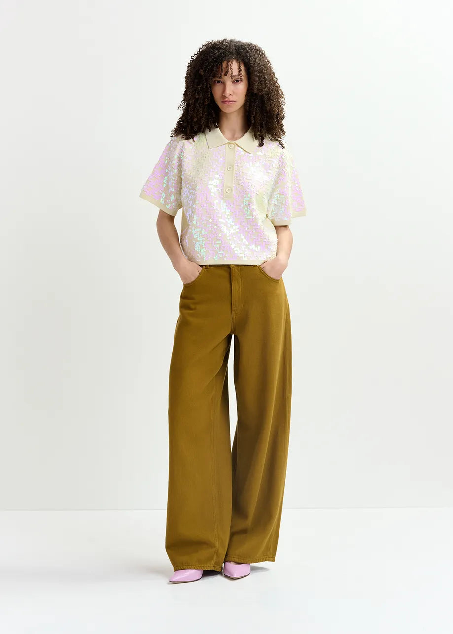 Glitz Embellished Polo