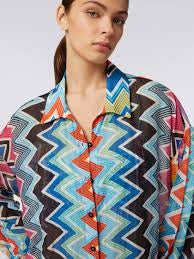Bright Chevron Overshirt