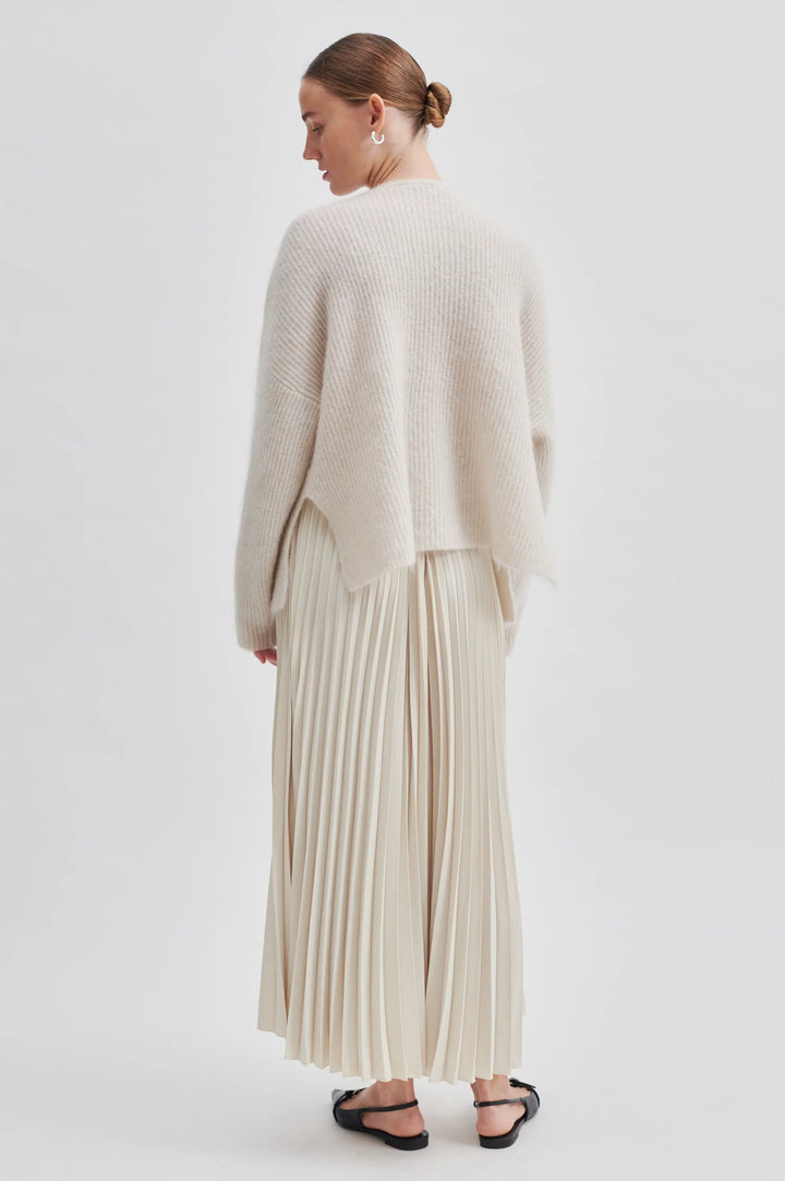 Esta Pleated Skirt - Pumice