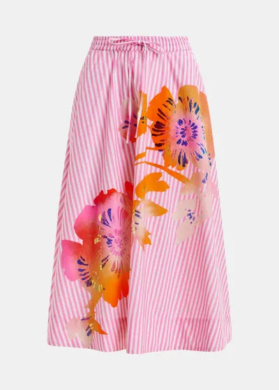 Hemini Foil Print Skirt
