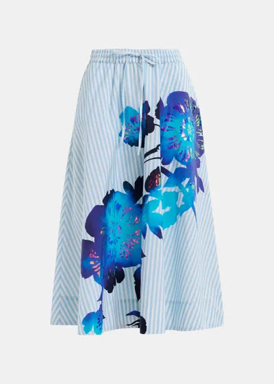 Hemini Foil Print Skirt