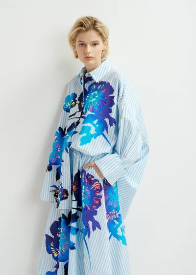 Hemini Foil Print Skirt