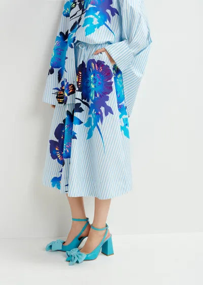 Hemini Foil Print Skirt