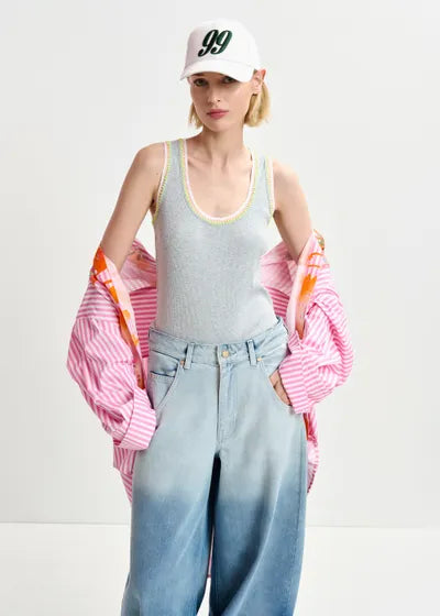 Harcel Embroidered Singlet