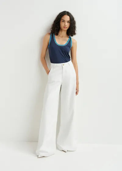 Harcel Embroidered Singlet